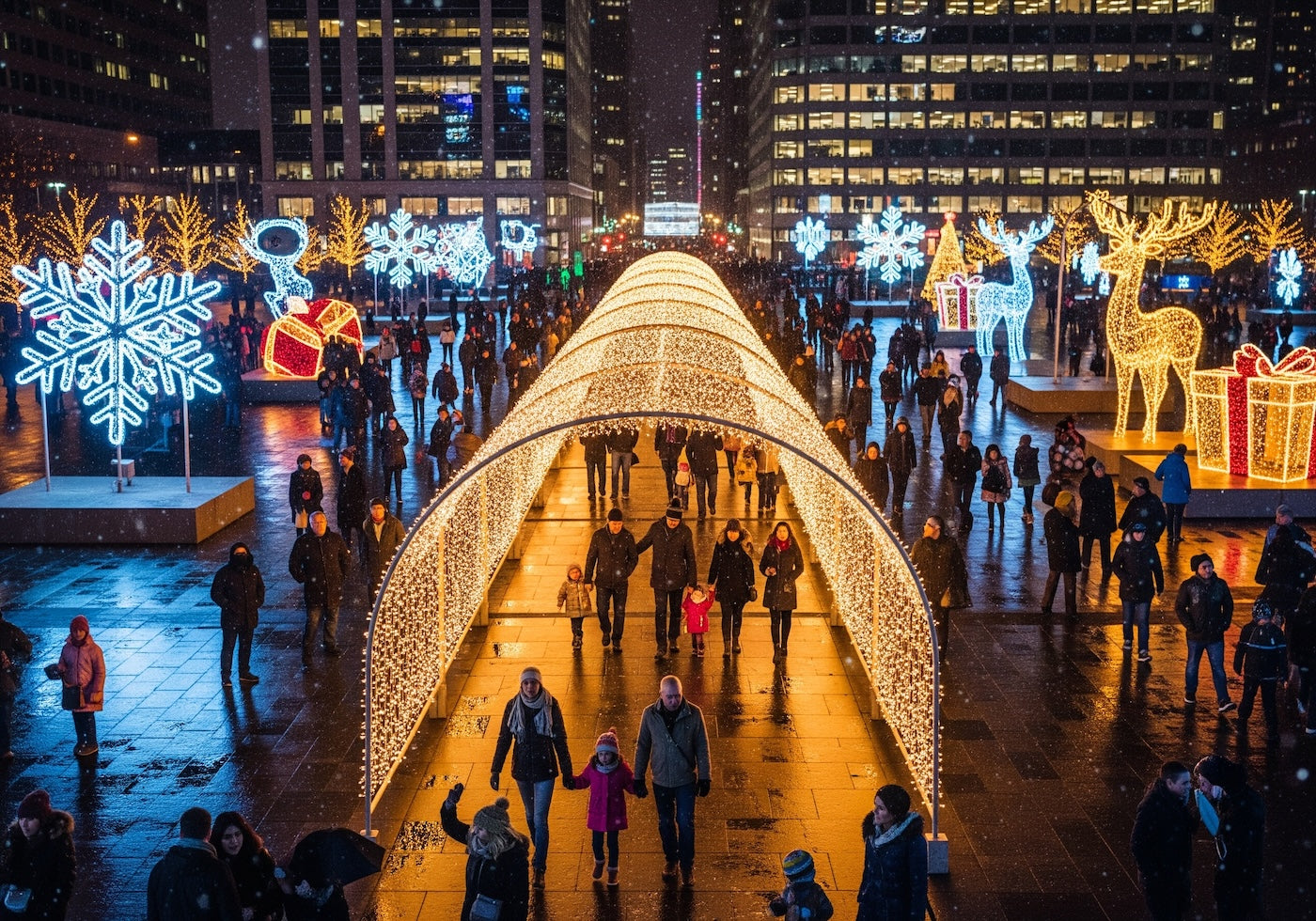 Holiday Spectacles as Urban Strategy: Driving Economic Growth with Giant Decor