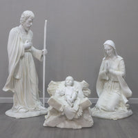 Ivory Holy Family 70in. H - Life Size 6 foot scale Nativity