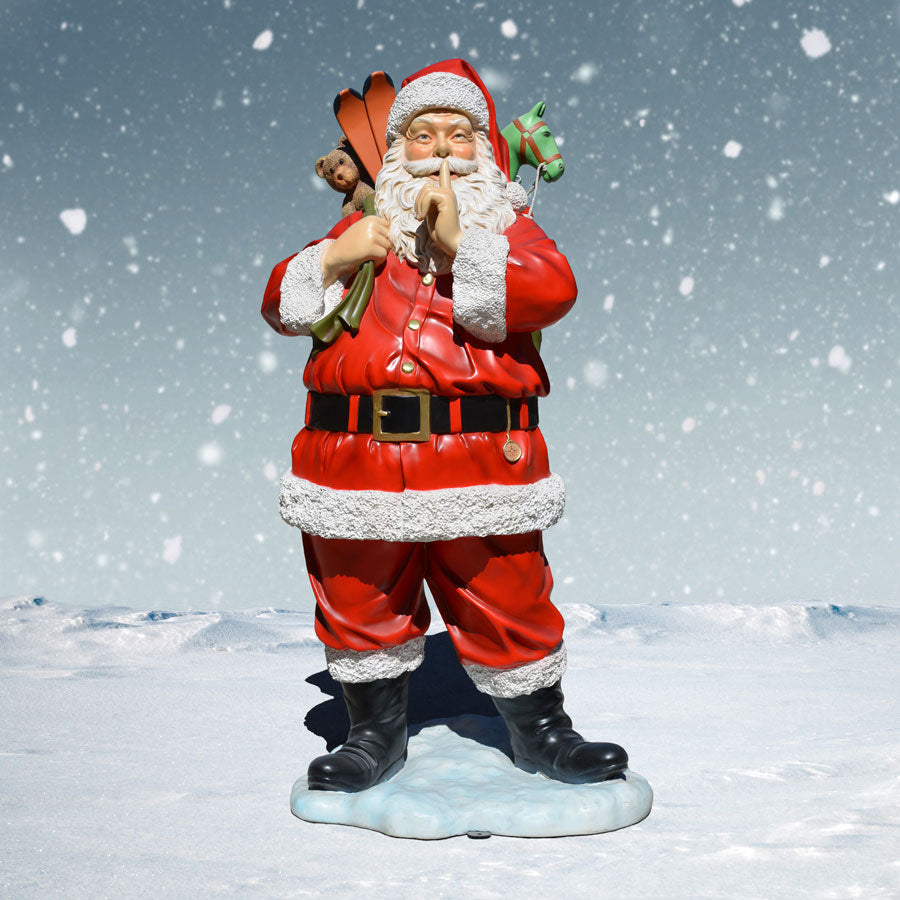 6-ft. Outdoor Santa with Toys - Christmas Night Inc. 6-ft. Outdoor Santa with Toys - Christmas Night Inc.
