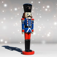 Life Size Nutcracker Soldier Blue Jacket 6 ft H