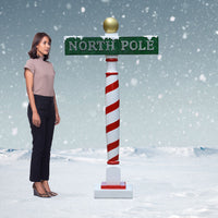 North Pole Sign 6 ft High