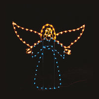 Nativity C7 LED Light Display -  6 ft Angel
