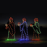 Three Kings Light Display C7 LED 3 Pc 11 ft. wide