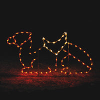 Sitting Camel Light Display C7 LED 8 ft. wide