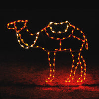Standing Camel Light Display C7 LED 7 ft. high
