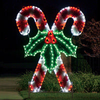 Garland Candy Canes C7 LED LD 8 ft. H