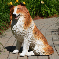 Collie Statue Made in Italy 24 in H