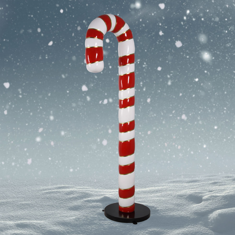 Big Candy Cane Isolated With Path Hoodoo Wallpaper