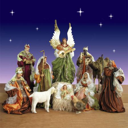 12 Piece Church Nativity Set - 42 Inch Scale