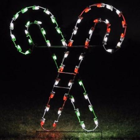 Holiday Lights Candy Canes