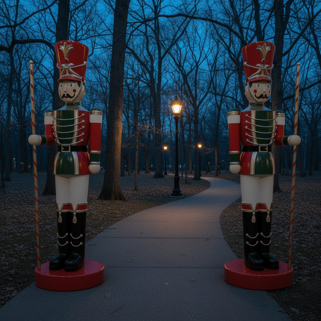 Creating a Grand Holiday Entrance: The Power of 10-Foot Toy Soldiers
