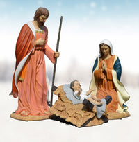 Outdoor Holy Family 70in. H - Life Size 6 foot scale Nativity