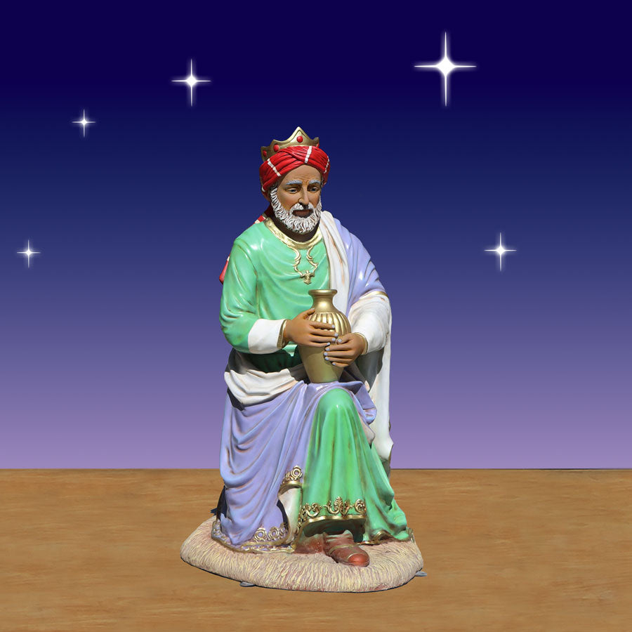 King Melchior Life Size Plus 72 in. - Outdoor 6 foot scale