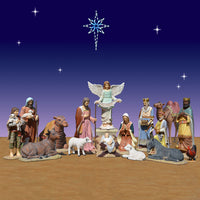 Outdoor Nativity Scene - 16 Piece Outdoor -  54in. scale