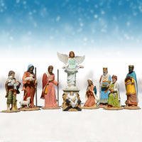 Life Size Outdoor Nativity Set - 9 Piece -  54in. scale