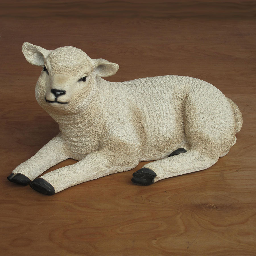Resting Lamb - Fiberglass (23in.W) 54in. scale