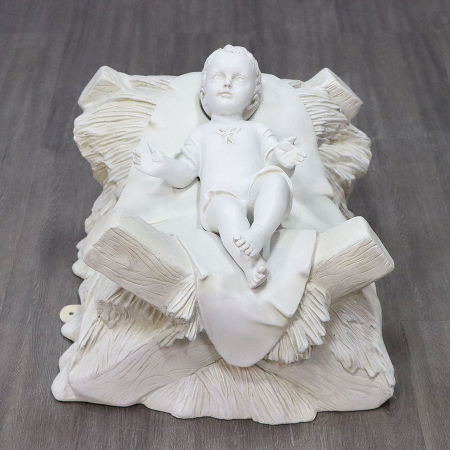 Ivory Infant Jesus 54in. scale Outdoor