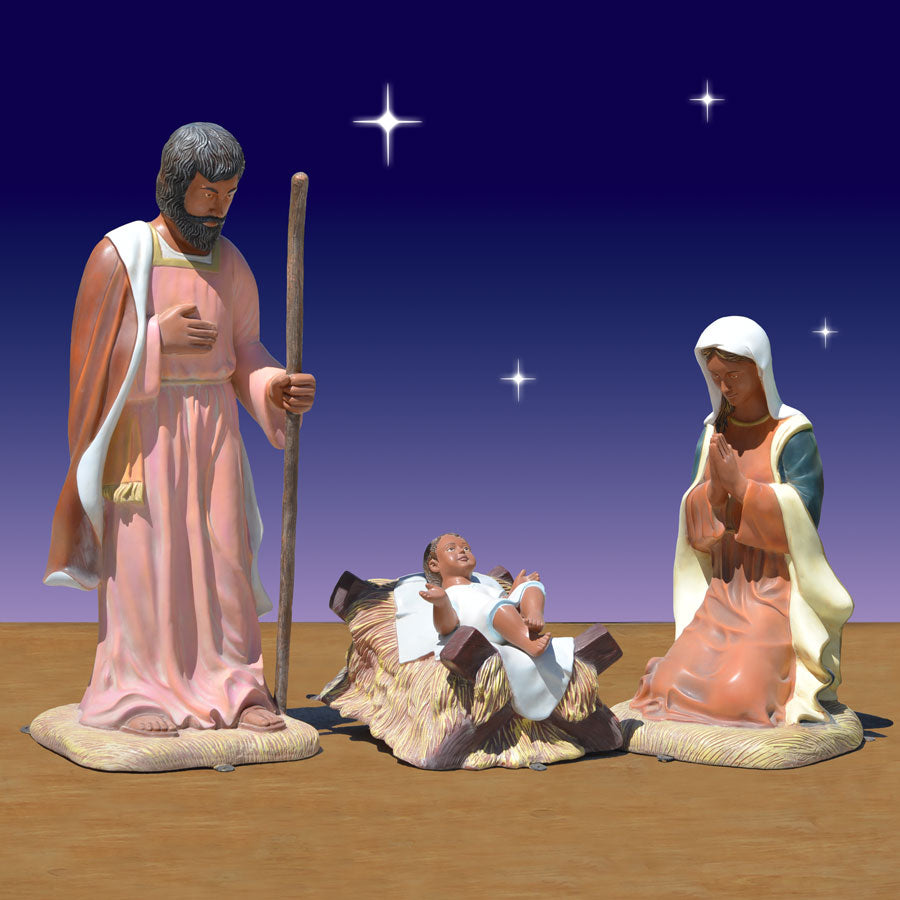 African American Holy Family 40 inch scale