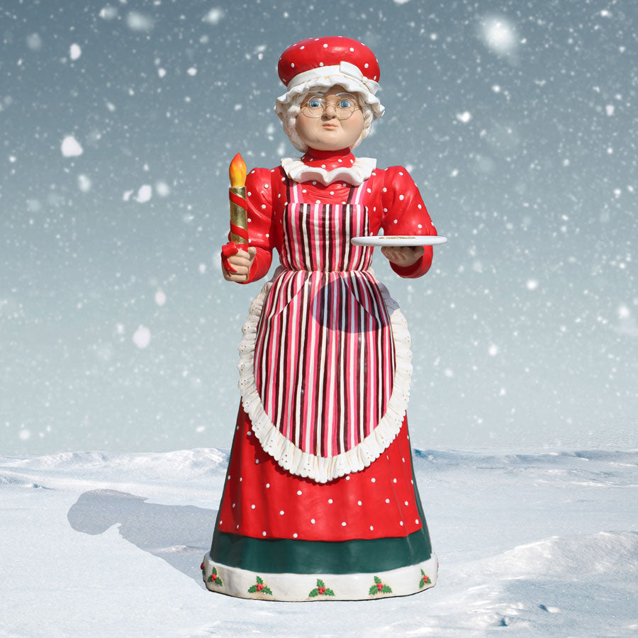 Life Size Mrs. Santa Outdoor - 61 ins high