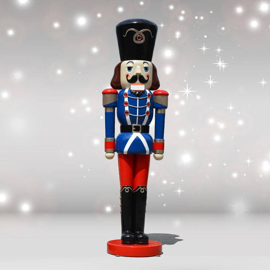 Nutcracker Soldier Blue Jacket  10 ft H