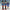 Life Size Pair of Nutcracker Soldiers Blue Jackets  6 ft H