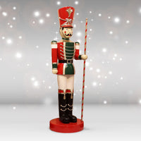 10 foot Toy Soldier with Baton in Left Hand