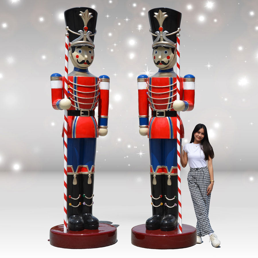 Giant Toy Soldier w/Baton Pair 10 ft H
