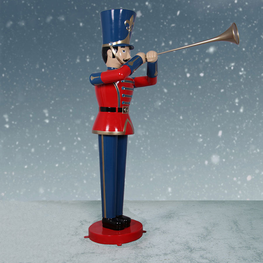 Giant Toy Soldier with Trumpet  9 ft H