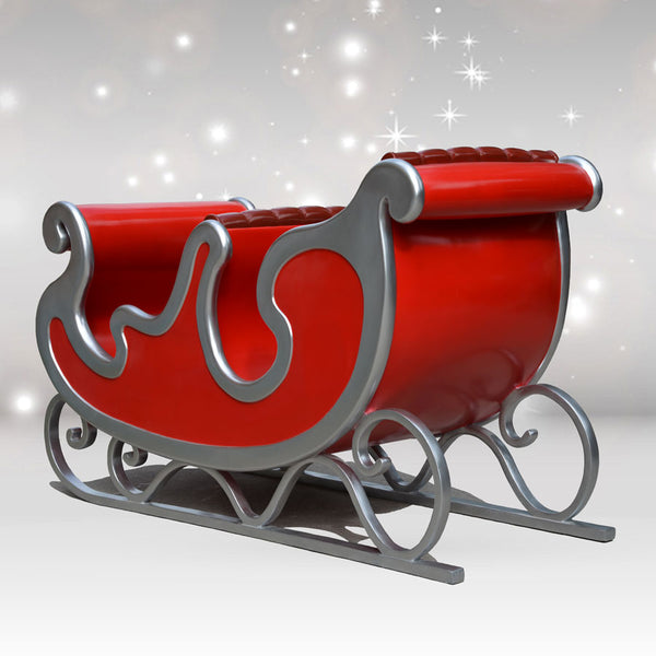 Giant Sleigh Decoration, 91 In - Christmas Night Inc.