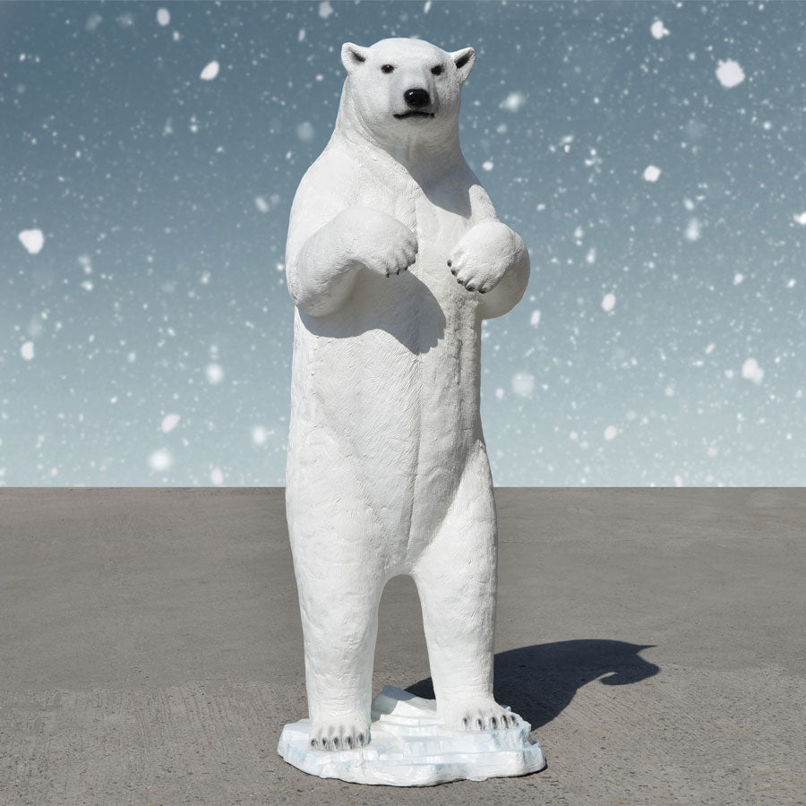 Outdoor Polar Bear - Christmas Life Size Display 83in.H