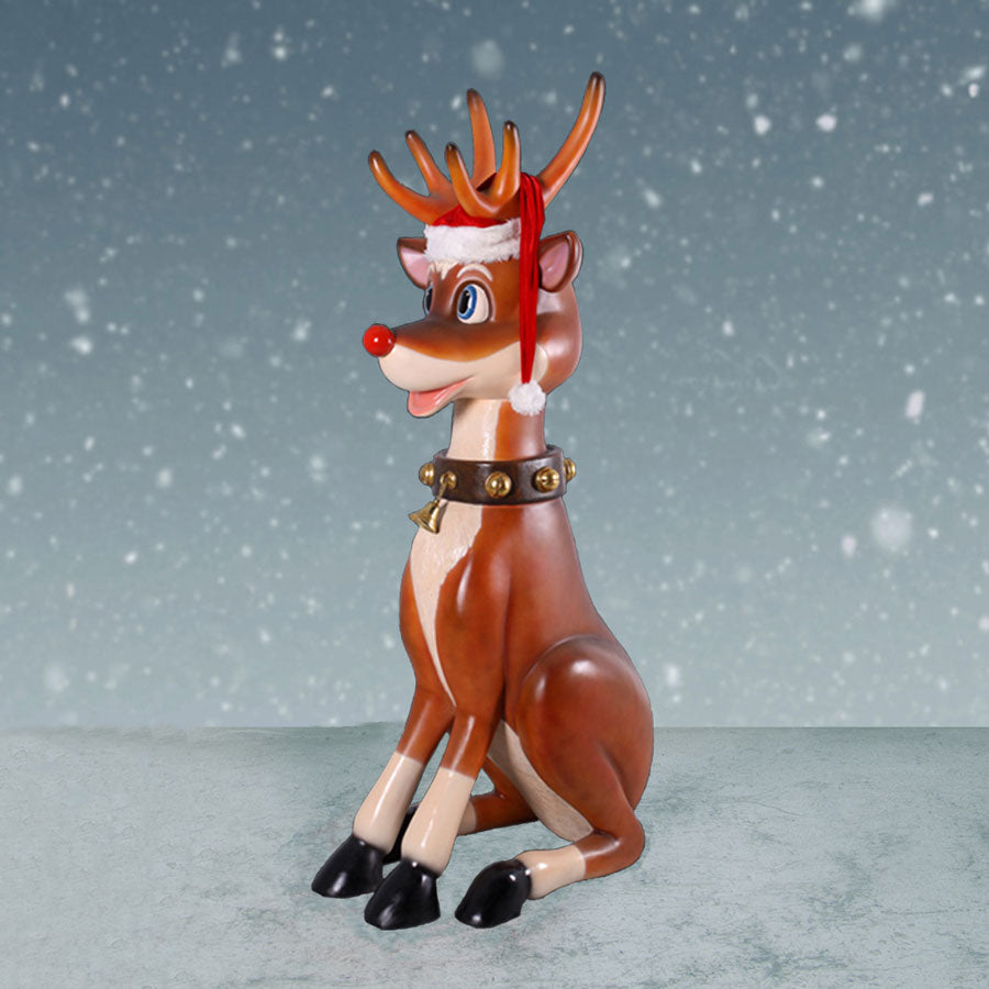 Happy Christmas Reindeer 44 inches H