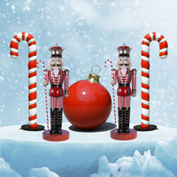 Nutcracker Candy Cane Scene - 8 Feet Tall