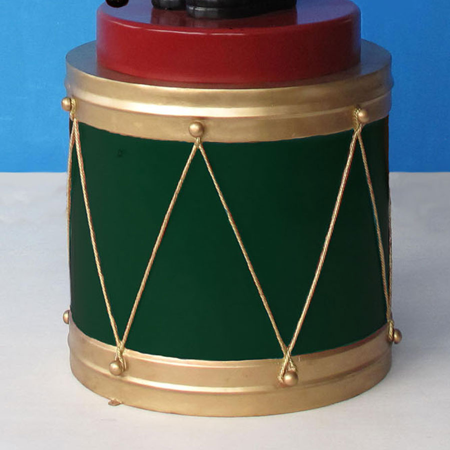 Giant Display Drum 28in.H Green w/blocks NOT LIVE