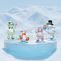 Skating Snowman Scene 2 - 72 ins high