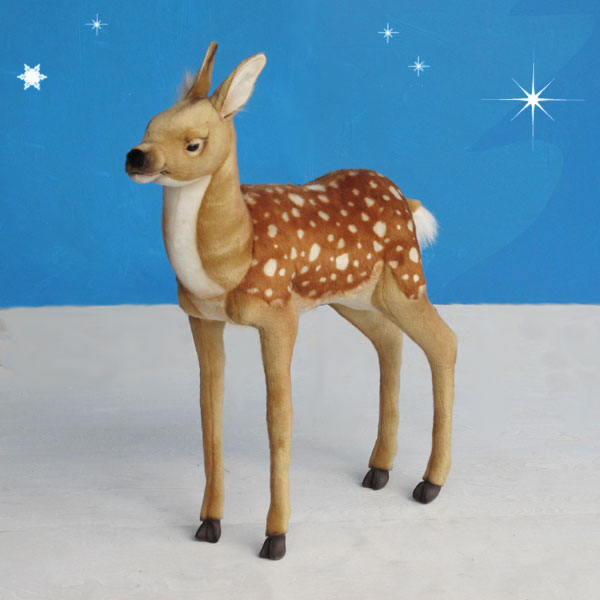 Realistic Plush Standing Bambi Deer 32in. H