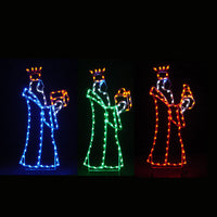 Nativity C7 LED Light Display - 6 ft Three Kings