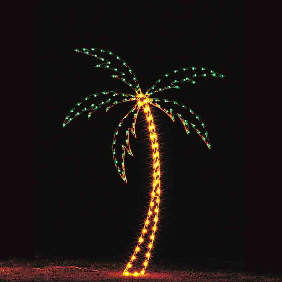 Nativity C7 LED Light Display - 8 ft Palm Tree