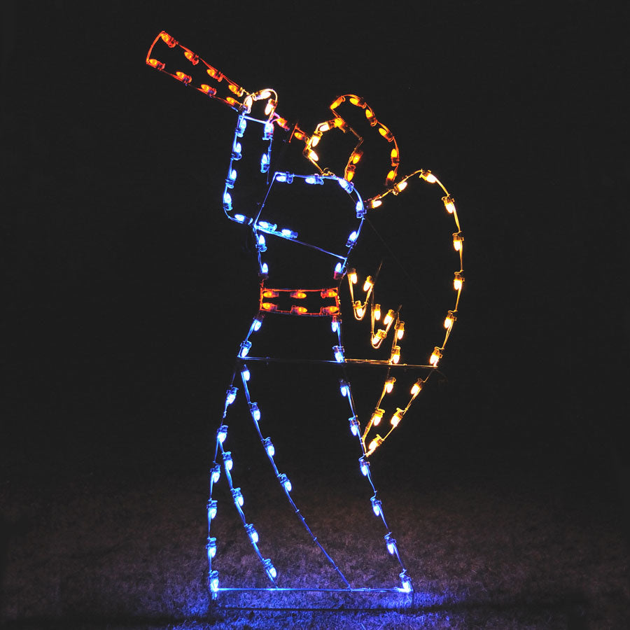 Heralding Angel Light Display C7 LED 8.2 ft. high