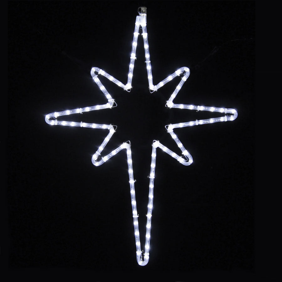 Star of Bethlehem LED Ropelight Display 30 inch H
