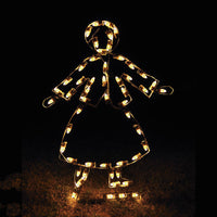 Victorian Skating Daughter C7 LED 4.2 ft. H