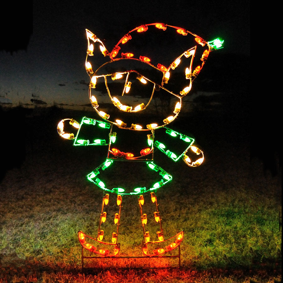 Elf Girl C7 LED Lights 66 inches H