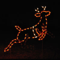 Animated Lead Reindeer C7 LED Light Display 5.5 ft.NOT LIVE