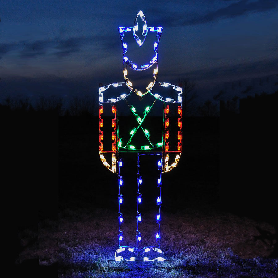 Toy Soldier C7 LED Light Display 7.8 ft. H