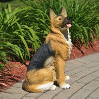 German Shepherd Dog Statue Made in Italy 23 in H