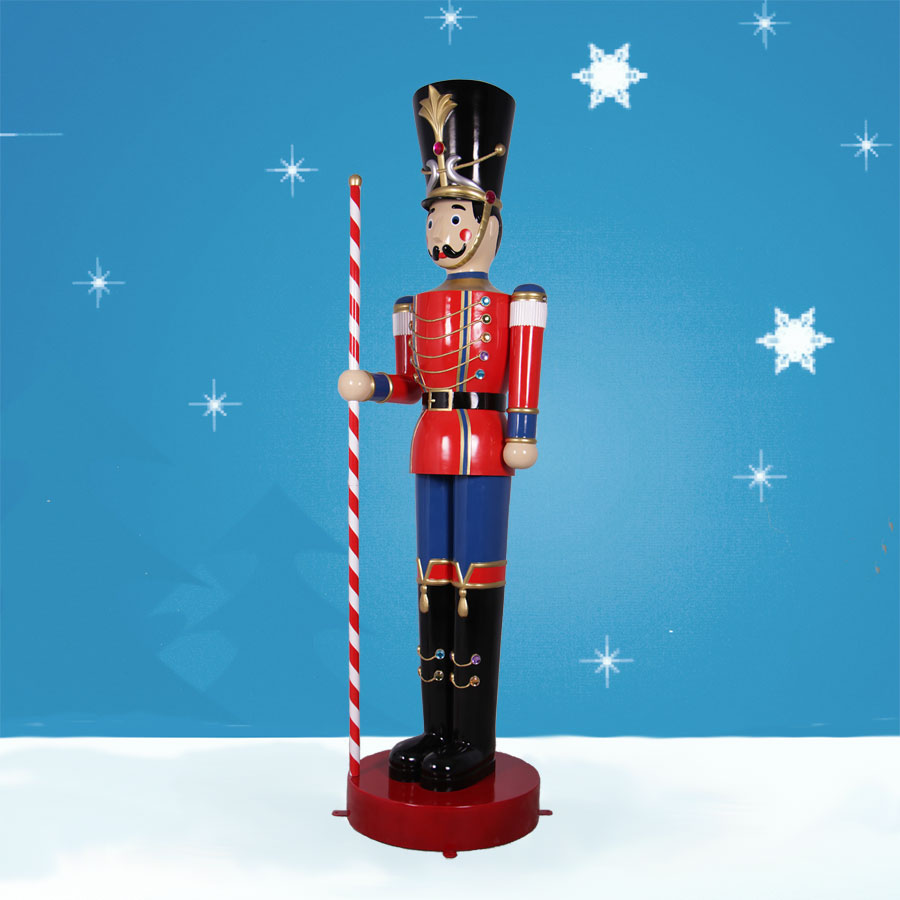 Giant Toy Soldier with Baton - 10ft Statue