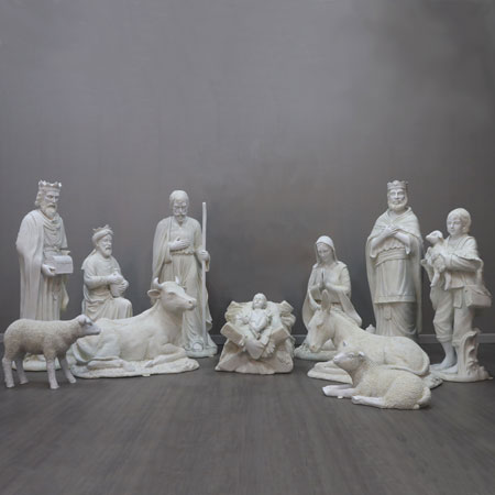 Life Size Ivory Nativity