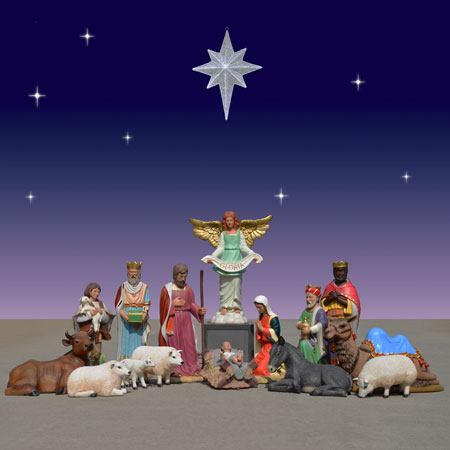 40-Inch Christmas Nativity Collection Holy Family Set