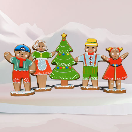 Outdoor Gingerbread figures