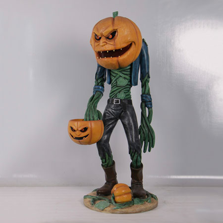 Fiberglass Pumpkin Man