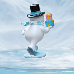 Snowman on Skates